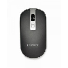 Мишка бездротова Gembird MUSW-4B-06-BS Black/Silver