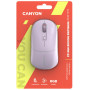 Миша бездротова Canyon MW-22 Dual Band RGB Wireless Pearl Rose (CNS-CMSW22PR)