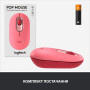Мышь беспроводная Logitech POP Mouse Bluetooth (910-006548) Heartbreaker Rose