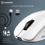 Миша бездротова GamePro Asgard Surt White (GM017W)