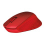 Мышь беспроводная Logitech M330 Silent Plus (910-004911) Red USB