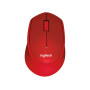 Мышь беспроводная Logitech M330 Silent Plus (910-004911) Red USB