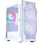 Корпус 1stPlayer D4-M-WH-2F1P-W-1F1-W White