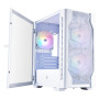 Корпус 1stPlayer D4-M-WH-2F1P-W-1F1-W White