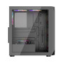 Корпус 1stPlayer AY7-BK-4F1 Black без БЖ