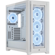 Корпус Corsair iCUE 5000X RGB QL Tempered Glass White (CC-9011233-WW) без БП