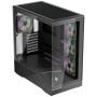 Корпус 1stPlayer GM7-BK-3FN7R-1FN7 Black