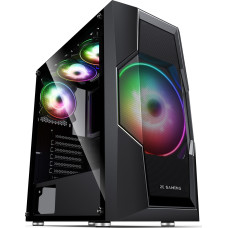 Корпус 2E Gaming Turbo G2057B Black (2E-G2057B) без БП