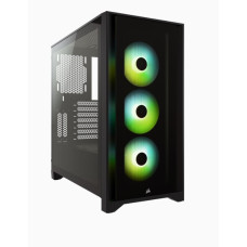 Корпус Corsair iCUE 4000X RGB Tempered Glass Black (CC-9011204-WW) без БП