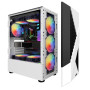 Корпус 1stPlayer F3-A-4F1 White 600W