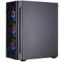 Корпус 1stPlayer D4-BK-4F1 Black без БЖ