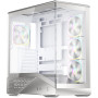 Корпус 1stPlayer GM7-SV-3FN7R-W-1FN7-W Silver