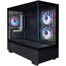 Корпус 1stPlayer Mi5-BK-2FC7R-1FC7 Black без БЖ