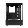 Корпус 1stPlayer F3-A-BK-4F1 Black без БЖ
