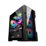 Корпус 1stPlayer T3-G-4F1-BK Black без БП