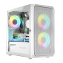 Корпус LogicConcept Portos ARGB Mini White без БЖ (AM-PORTOS-20-0000000-0002)