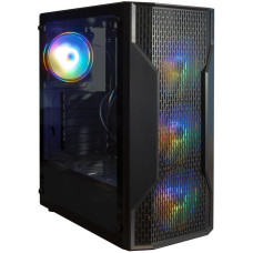 Корпус Frime Legion Black USB 3.0 без БП (Legion-U3-GLS-4DTRMLT16.6WP)