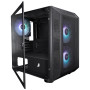 Корпус 1stPlayer D3-BK-3F7-14 Black без БЖ