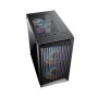Корпус 1stPlayer BS-2-3F1-BK Black без БЖ
