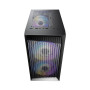 Корпус 1stPlayer BS-2-3F1-BK Black без БЖ