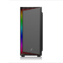 Корпус 1stPlayer RB-4-1G6-BK Black без БП