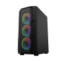 Корпус 1stPlayer XF-BK-4F7 Black без БЖ