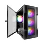 Корпус 1stPlayer T3-BK-4F1 Black без БЖ