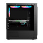 Корпус 1stPlayer RB-4-1G6-BK Black без БП