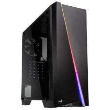 Корпус Aerocool PGS Cylon BG (Tempered Glass) Black RGB без БП