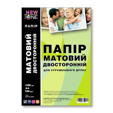 Фотобумага NewTone матовая двусторонняя 140г/м2 A4 100л (MD140.100N)