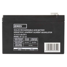 Акумуляторна батарея Emos B9656 (12V 12AH FAST.6.3 MM)