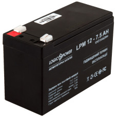 Аккумуляторная батарея LogicPower 12V 7.5AH (LPM 12 - 7,5 AH) AGM