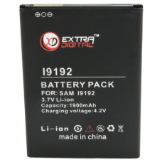 Аккумуляторная батарея для телефона Extradigital Samsung Galaxy S4 Mini Duos GT-i9192 (1900 mAh) (BMS6241)
