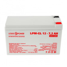 Аккумуляторная батарея LogicPower 12V 7.2AH (LPM-GL 12 - 7.2 AH) GEL