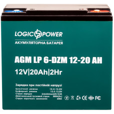 Аккумуляторная батарея LogicPower LP 6-DZM-12-20, AGM свинцово-кислотный