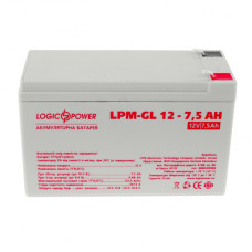 Аккумуляторная батарея LogicPower 12V 7.5AH (LPM-GL 12 - 7.5 AH) GEL