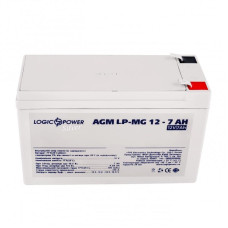 Аккумуляторная батарея LogicPower 12V 7AH (LPM-MG 12 - 7 AH) AGM мультигель