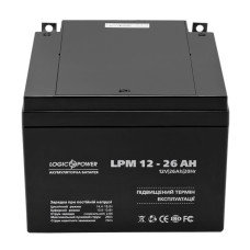 Аккумуляторная батарея LogicPower LPM 12V 26AH (LPM 12 - 26 AH) AGM