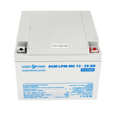 Аккумуляторная батарея LogicPower 12V 26AH (LPM-MG 12 - 26 AH) AGM мультигель
