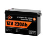 Акумуляторна батарея LogicPower 12V 230 AH (2944Wh) Smart BT для ДБЖ (BMS 150A/75А) LiFePO4
