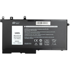 АКБ PowerPlant для ноутбука Dell Latitude E5580 (3DDDG) 11.4V 3000mAh (NB441259)