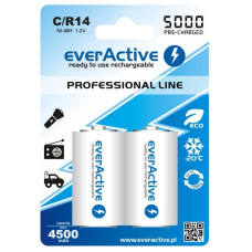Акумулятор everActive С/HR14 5000mAh BL 2шт