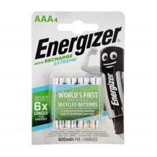 Аккумуляторы Energizer Recharge Extreme AAA/HR03 LSD Ni-MH 800 mAh BL 4шт