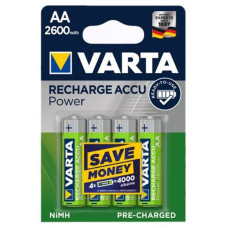 Аккумулятор Varta Rechargeable Accu Endless AA/HR06 Ni-MH 2600 mAh BL 4шт