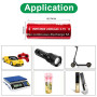 Акумулятор Vapcell 18500 N24 Li-Ion 2400mAh 1шт