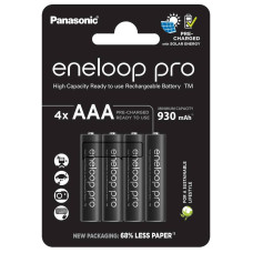 Акумулятори Panasonic Eneloop Pro AAA/HR03 NI-MH 930 mAh BL 4 шт