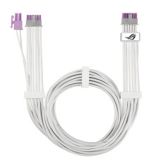 Кабель для відеокарти Asus ROG Equalizer 12V-2x6 ATX 3.1 & PCIe 5.1 White (90YE00BP-B0QA00)