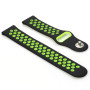 Ремешок BeCover Nike Style для Xiaomi Amazfit Bip/Bip Lite/Bip S Lite/GTR 42mm/GTS/TicWatch S2/TicWatch E Black-Green (705703)