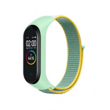 Ремешок BeCover Nylon Style для Xiaomi Mi Smart Band 5 Green/Yellow (705420)