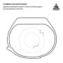 Ремешок Armorstandart Sport Silicone для Xiaomi Mi Band 3 Black/Grey (ARM54514)